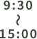 9:30～15:00